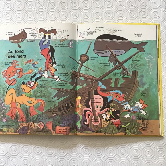 [4/35$] Vintage Disney Book Ay Royaume des Noms 1976 - Picture 5 of 9